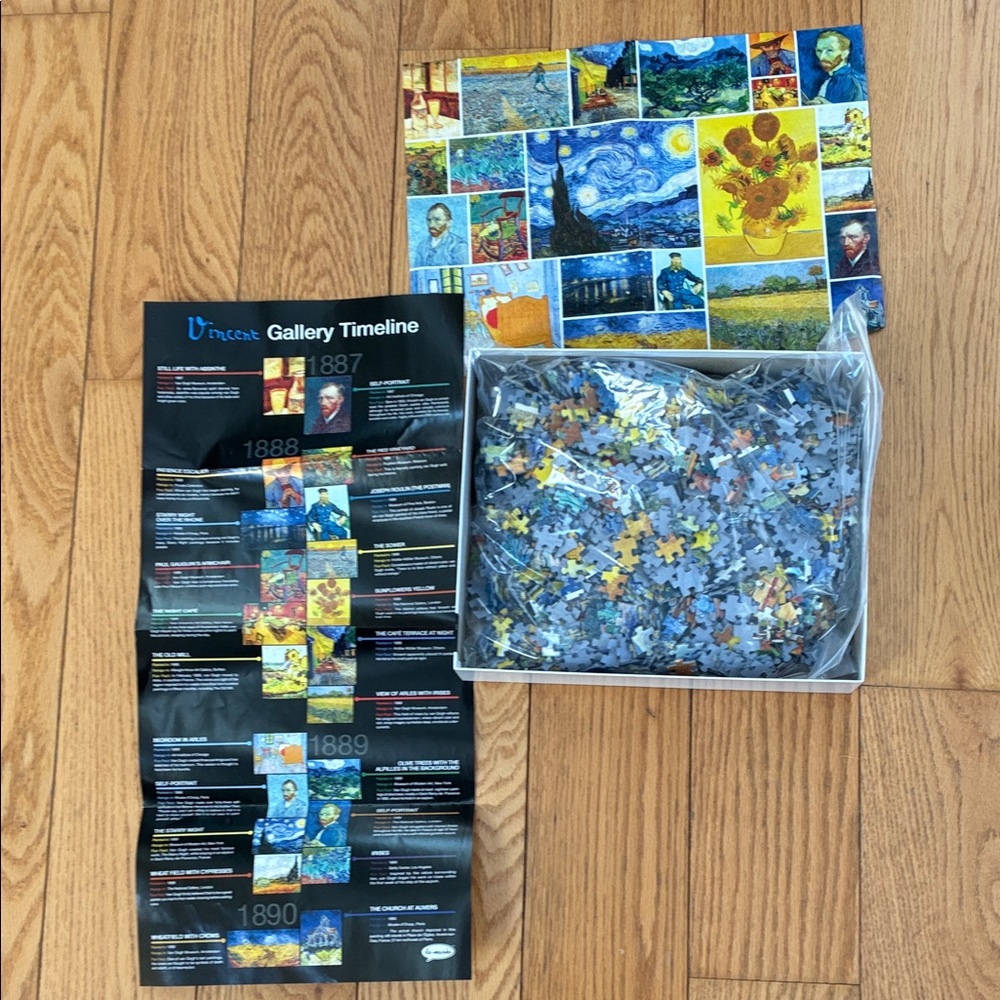 Vince Gallery Timeline Jigsaw Puzzle - Multicolor